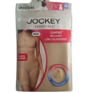 Jockey Essentials Seamfree No-Chafe Long-Leg Bodysuit Women Plus Size Underwear